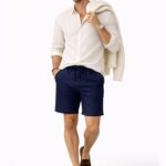 Men's Comfort Fit Elastic Waist Drawstring Short